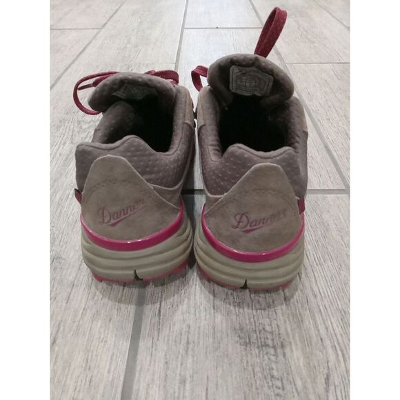 DANNER DRY Mountain 600 3" Low Hiking Boots 62264 Women's Sz 8. Gray Plum Vibram - Picture 5 of 8